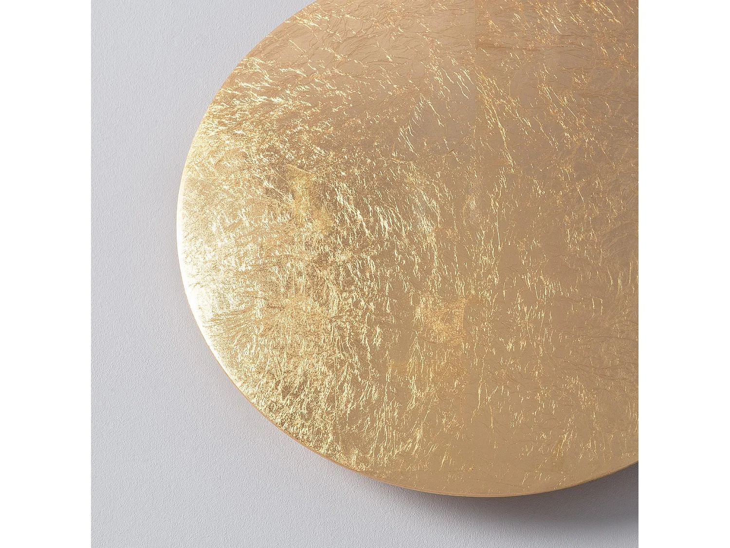 Applique Murale LED Aluminium Iris 18W Dorée 3000K Blanc chaud