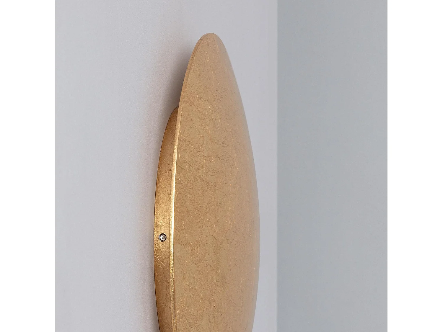 Applique Murale LED Aluminium Iris 18W Dorée 3000K Blanc chaud