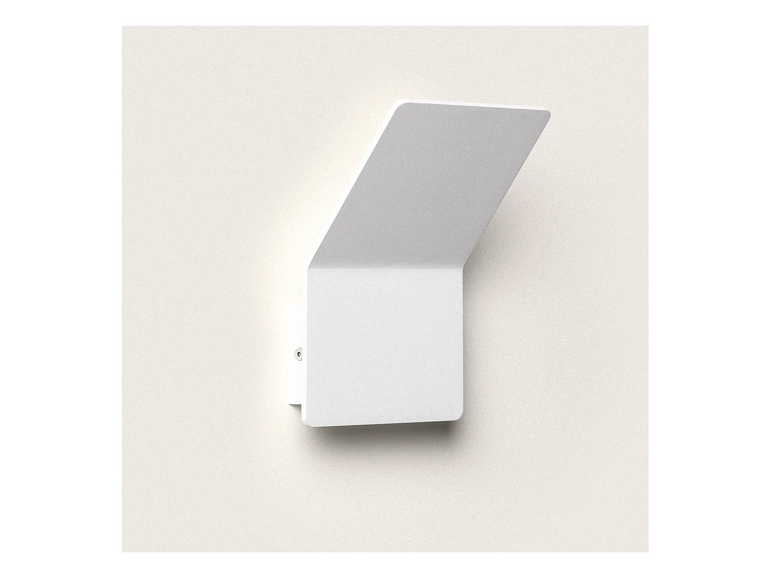 Applique Murale LED Aluminium Lerna 6W Blanche 2700K Blanc chaud