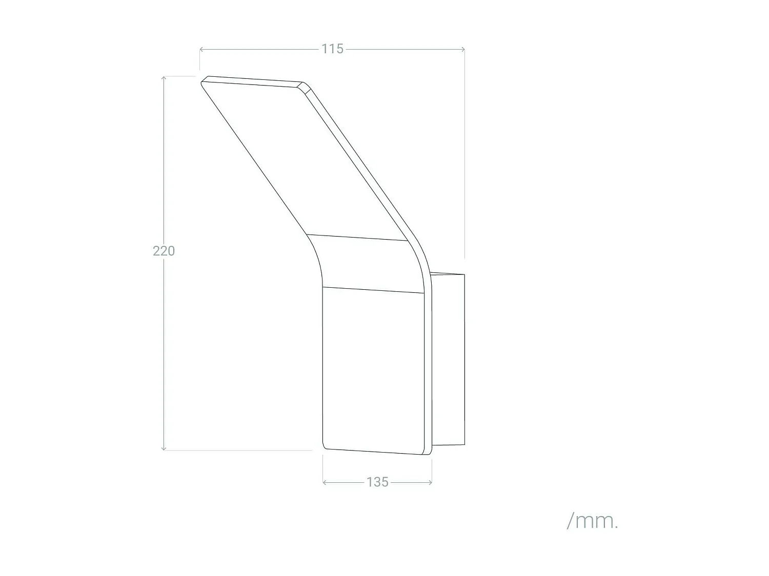 Aplique de Pared LED 6W de Aluminio Lerna Blanco 2700K Blanco Cálido
