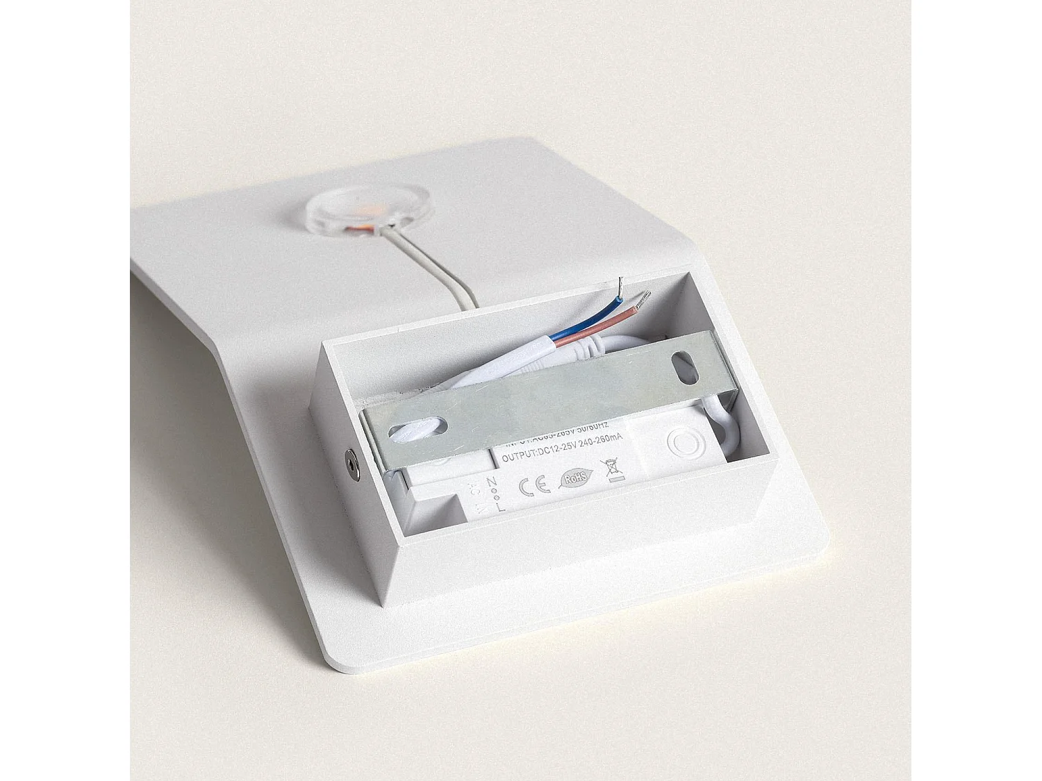 Aplique de Pared LED 6W de Aluminio Lerna Blanco 2700K Blanco Cálido