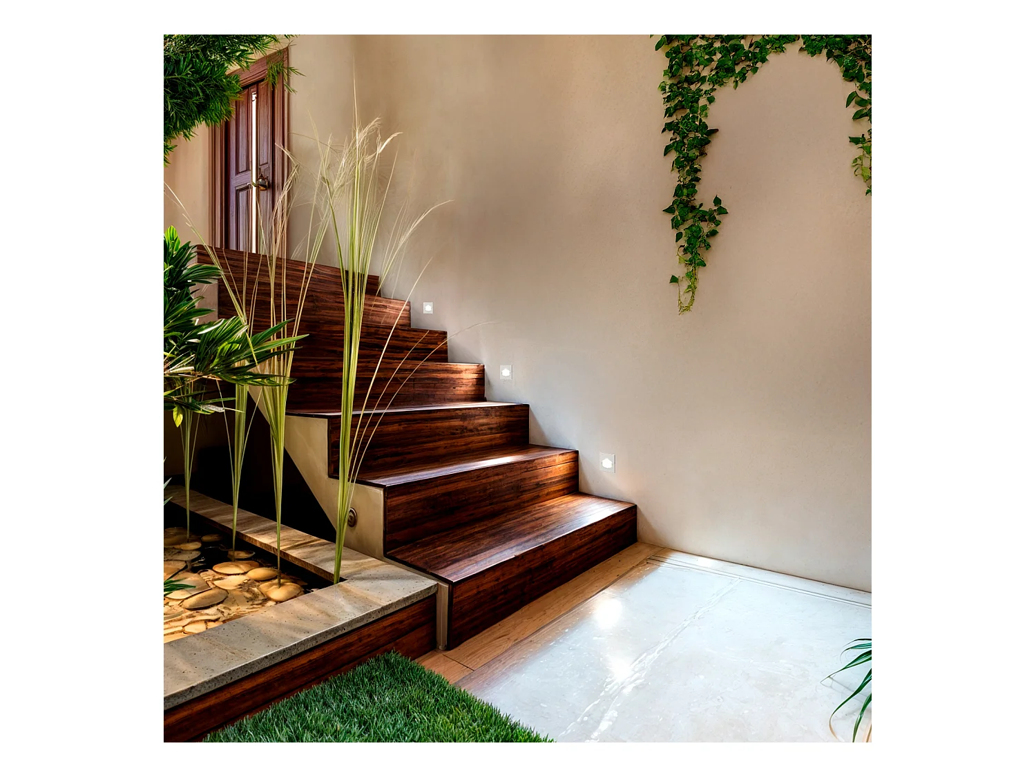 Balise Extérieure Murale LED Encastrable 3W Carrée Coney Blanche 4000K Blanc neutre