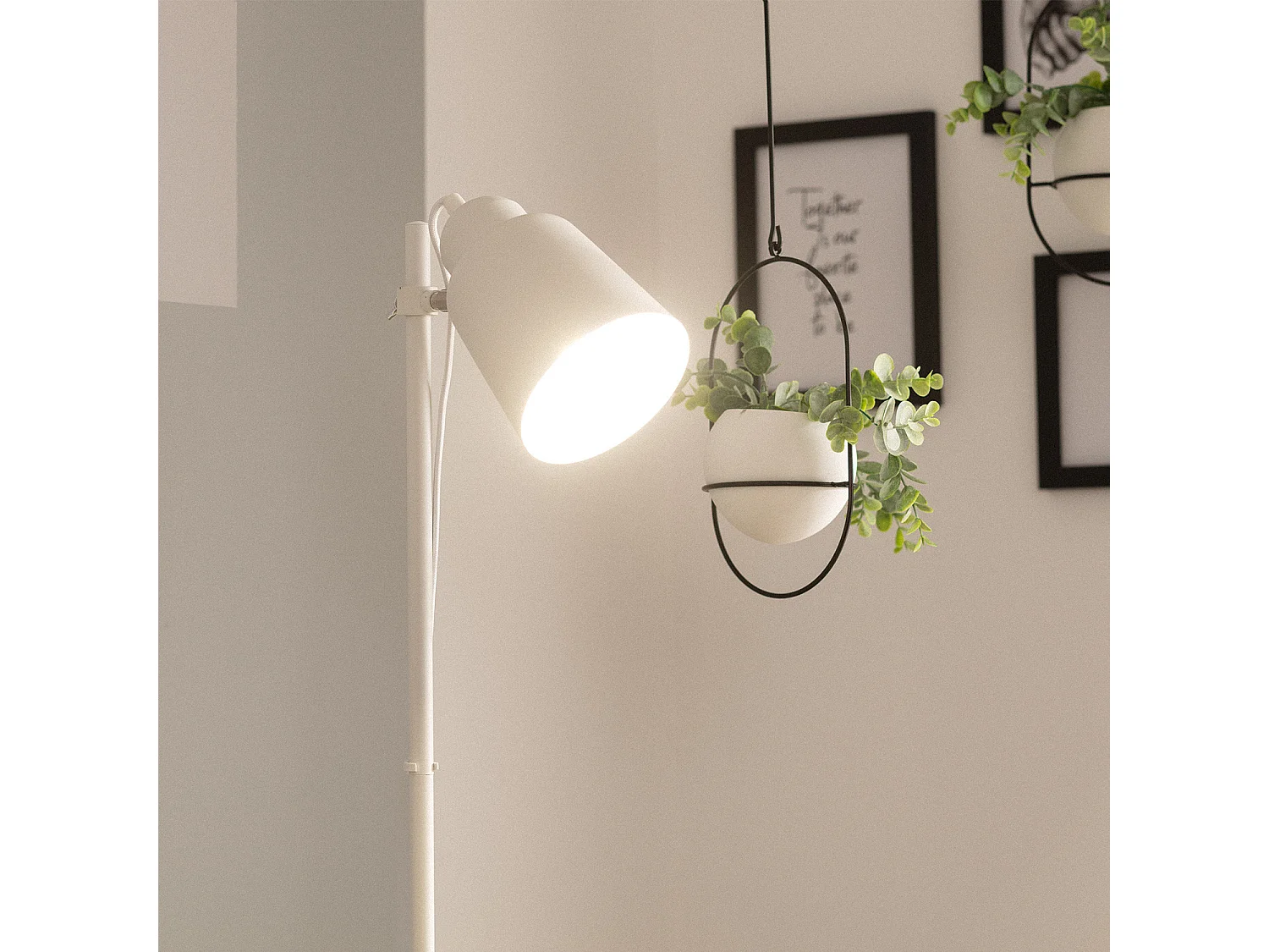 Lampadaire Métal Ulux Blanc