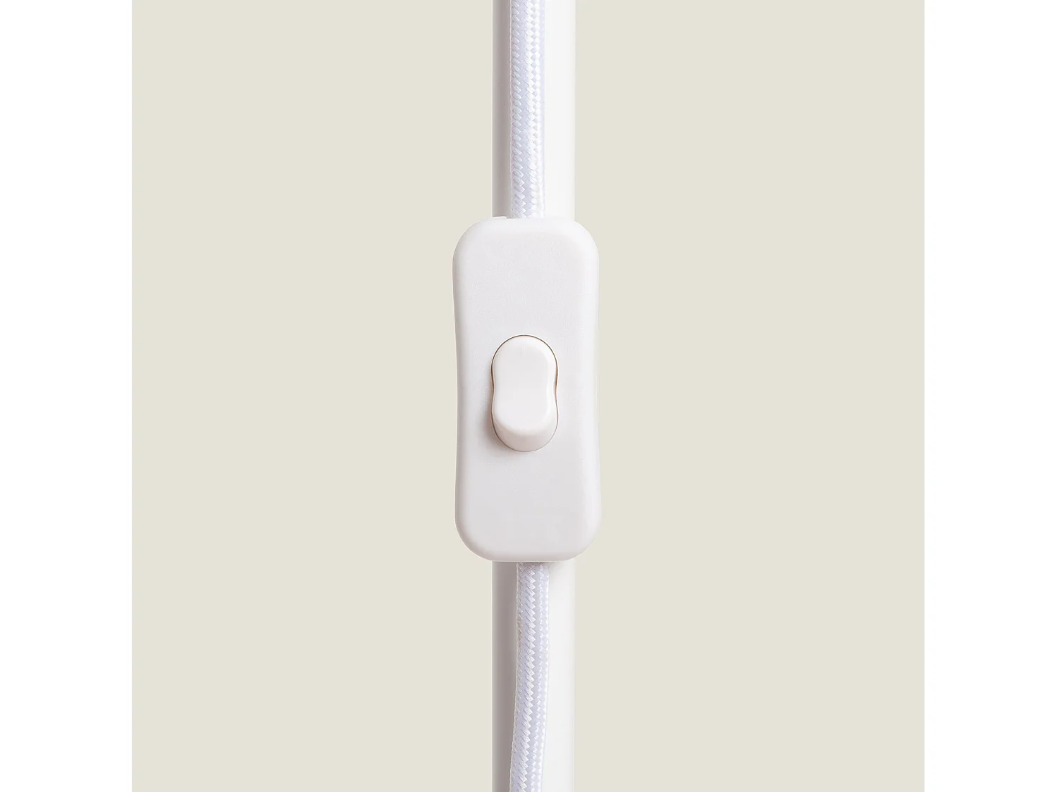 Lampada da Terra in Metallo Ulux Bianco