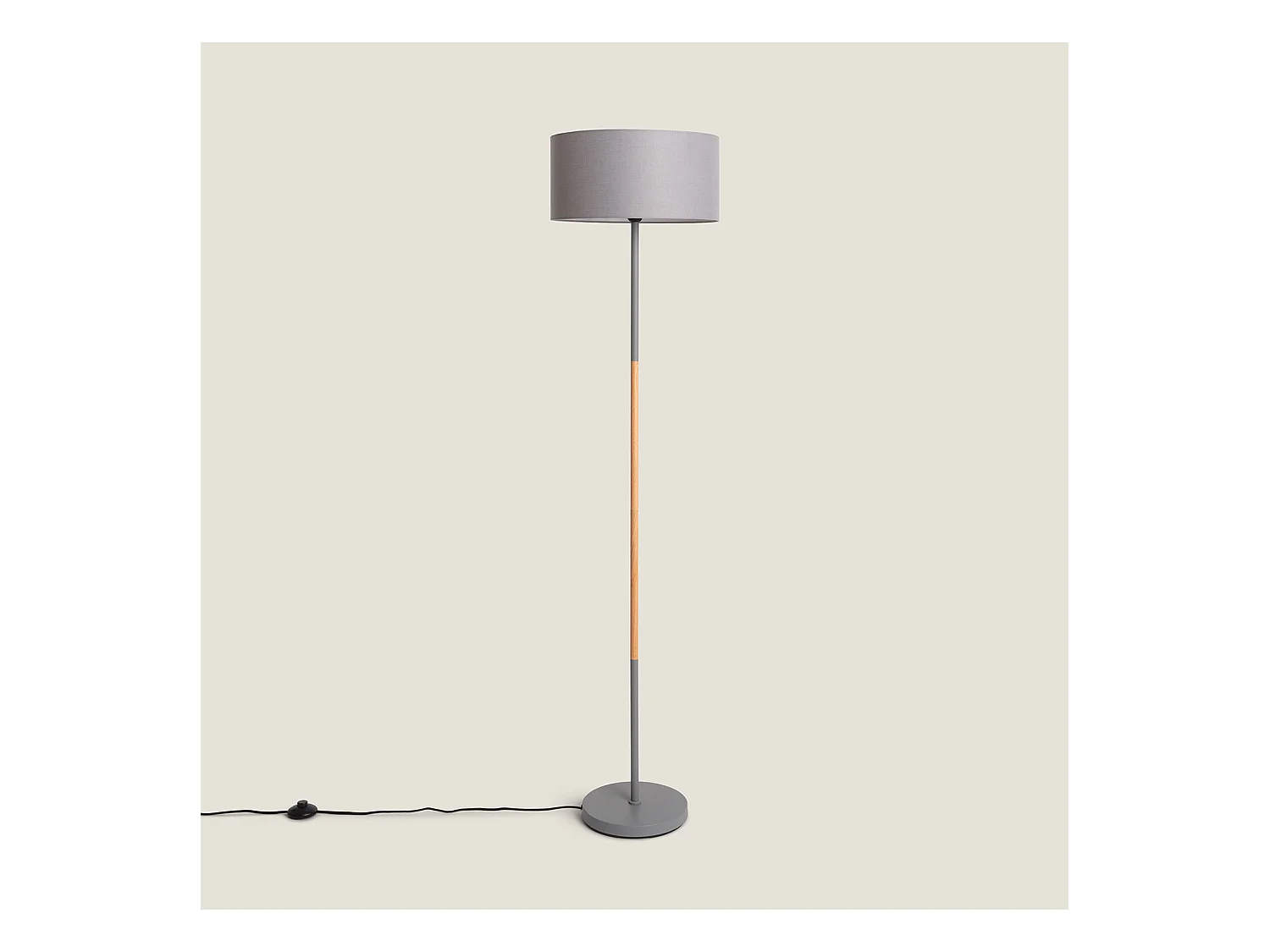 Lámpara de Pie Silinda Gris