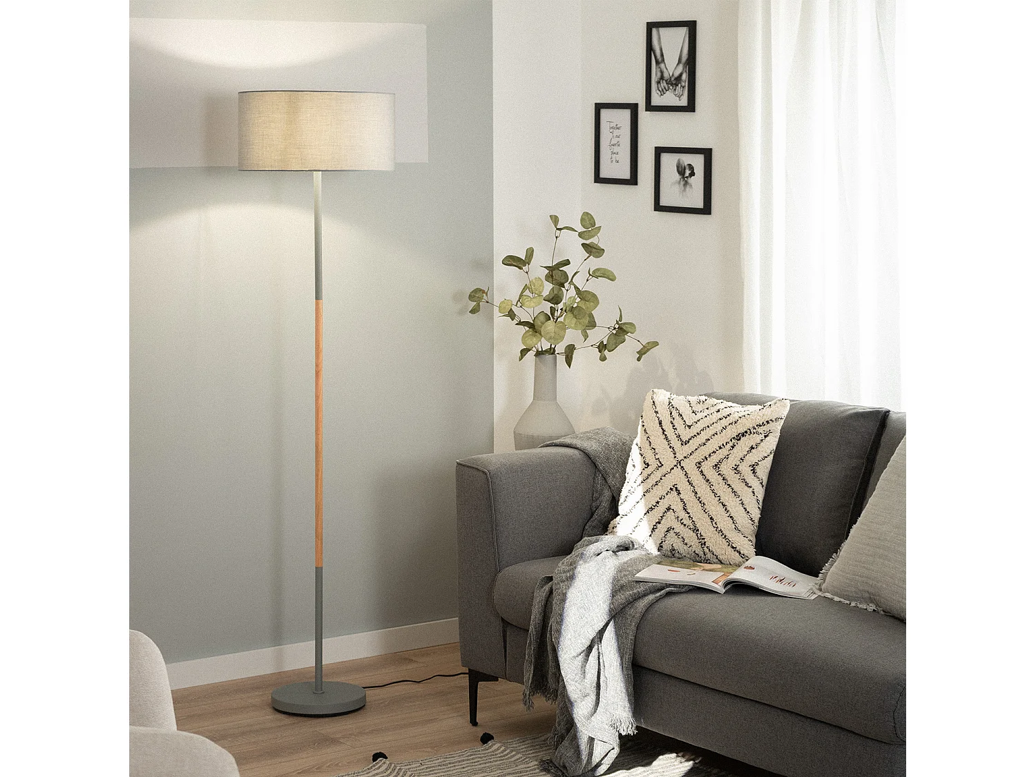 Lámpara de Pie Silinda