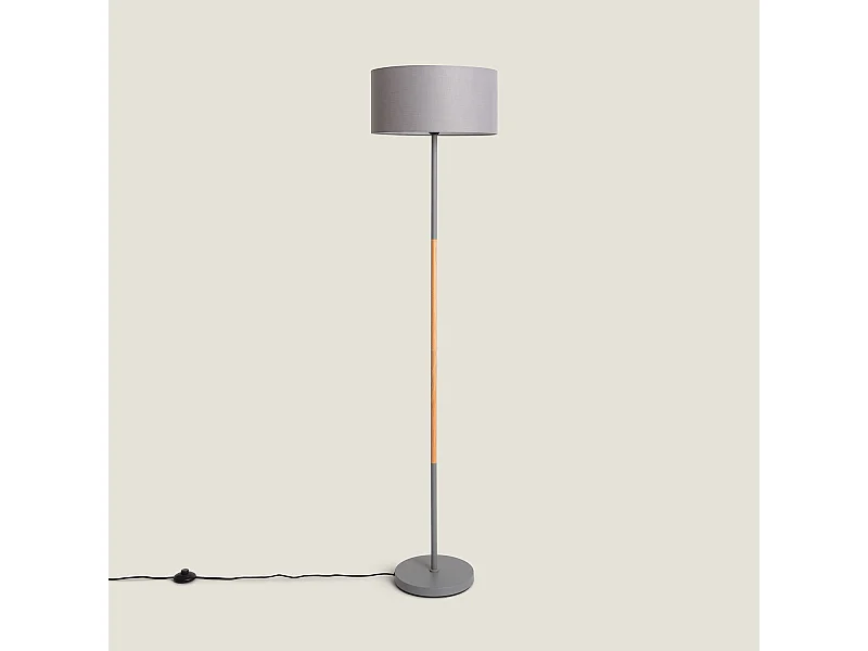 Lámpara de Pie Silinda Gris