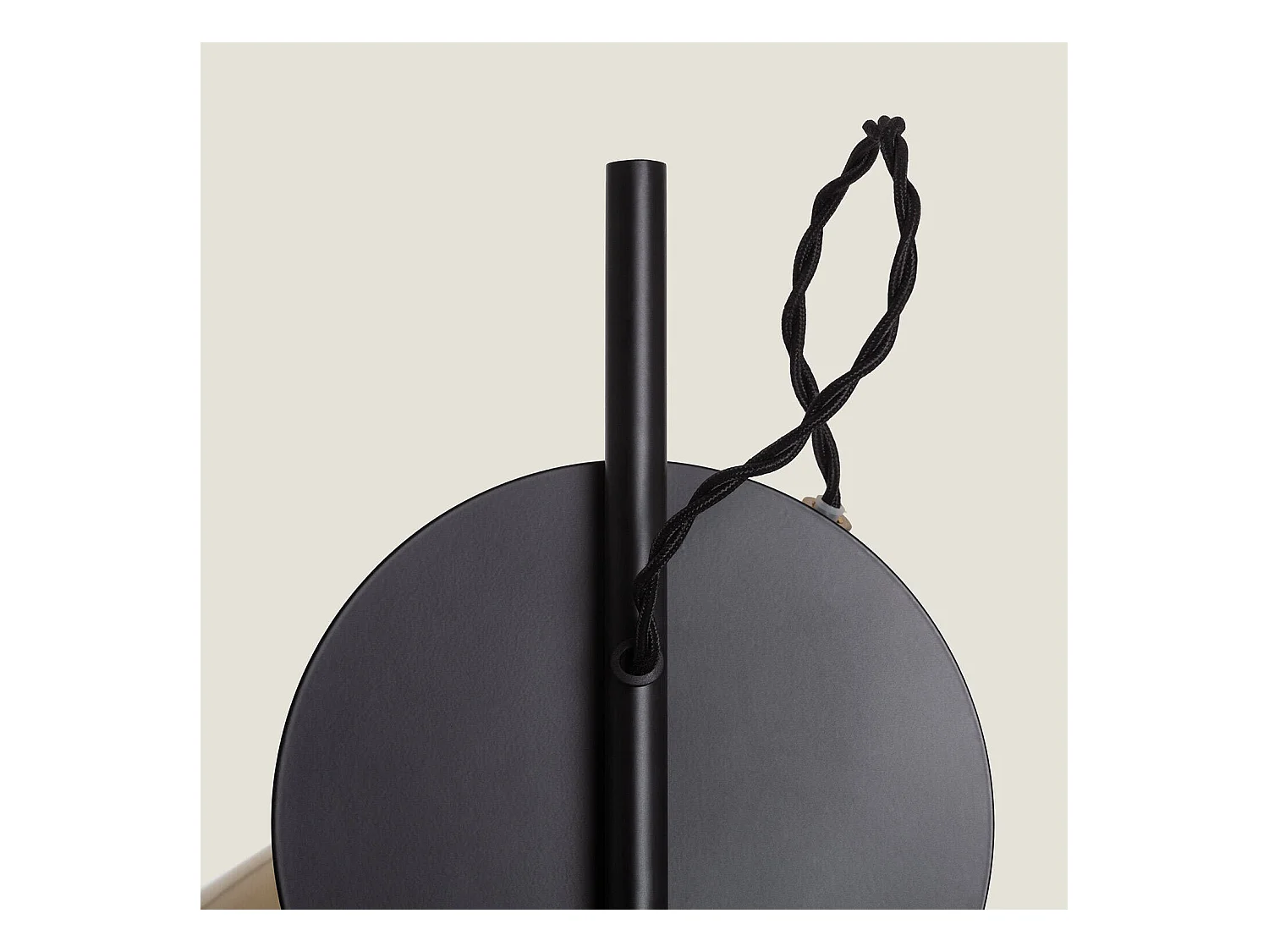 Lampada da Tera in Metallo Liceo Nero - Oro