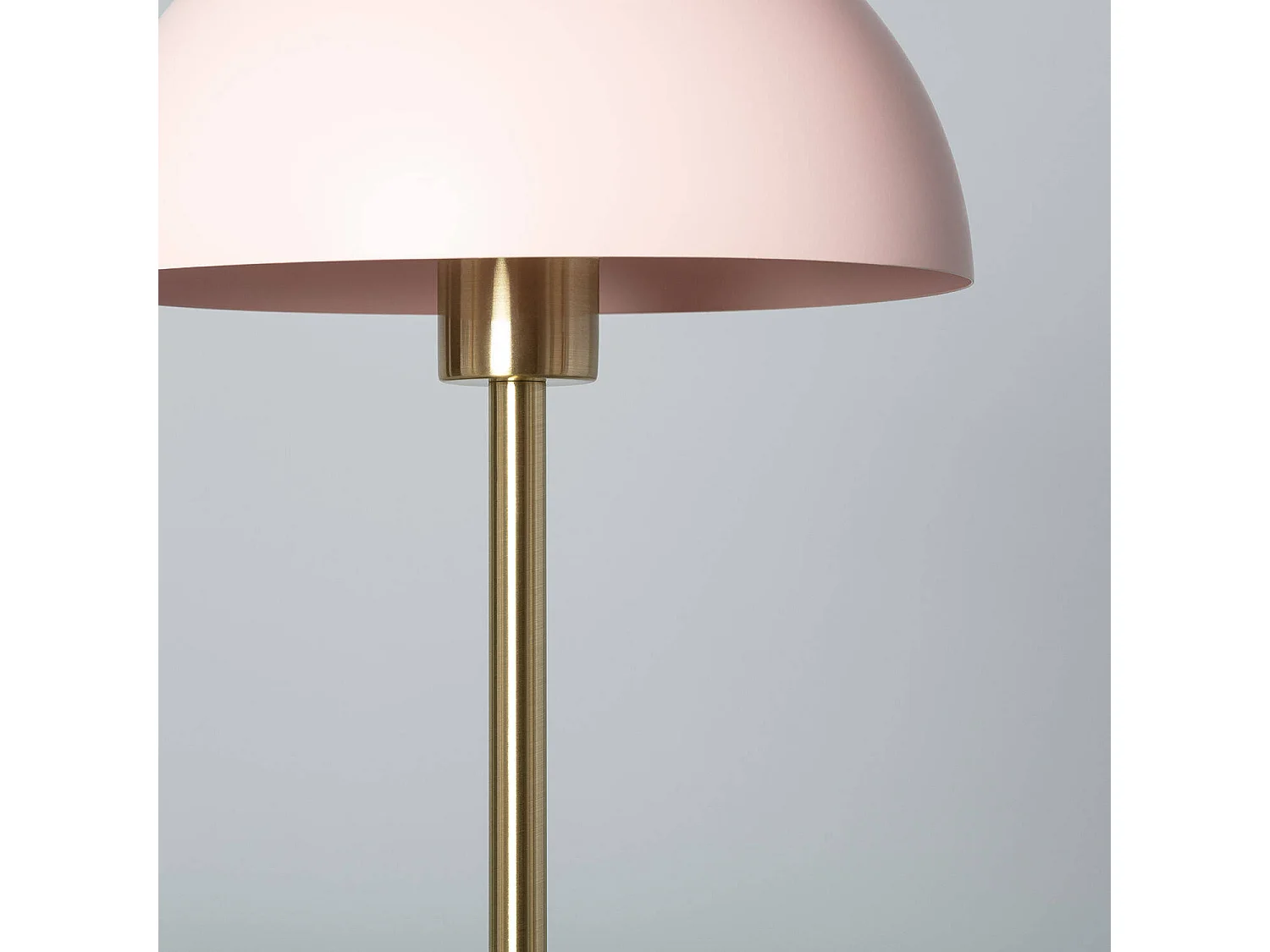 Lampadaire Métal et Verre Shelley Madow Rose pastel