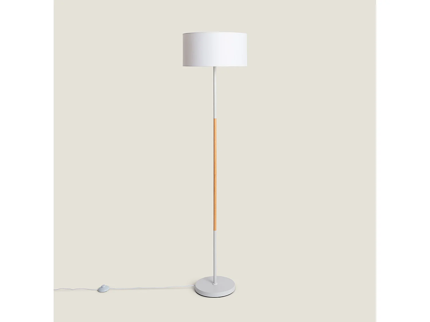 Lampadaire Silinda Blanc