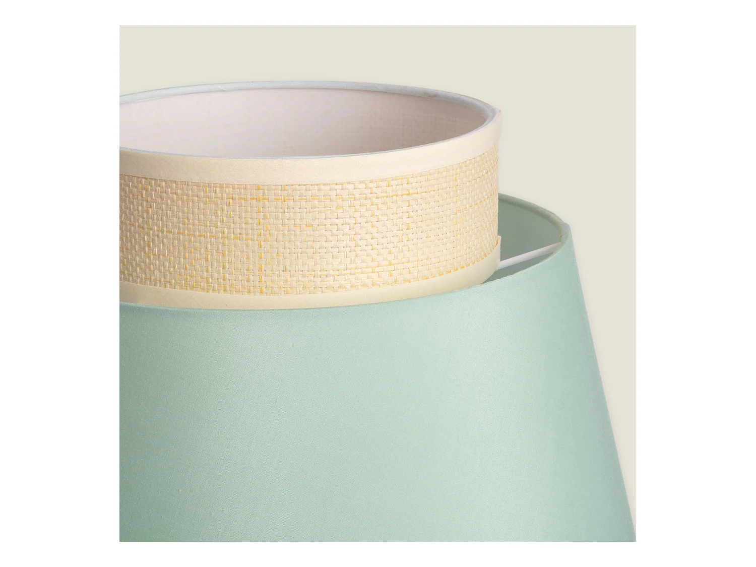 Lámpara de Pie Tela Chulu Verde