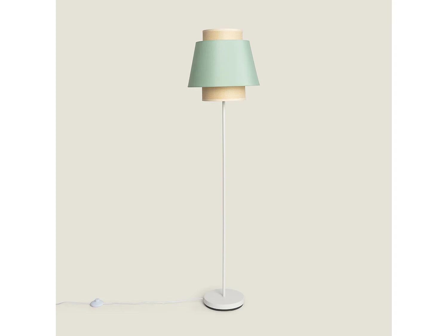 Lampadaire Textile Chulu Vert