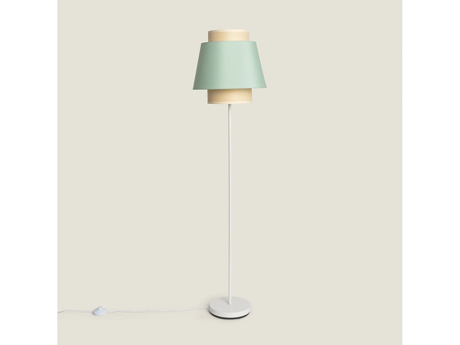 Lampadaire Textile Chulu Vert