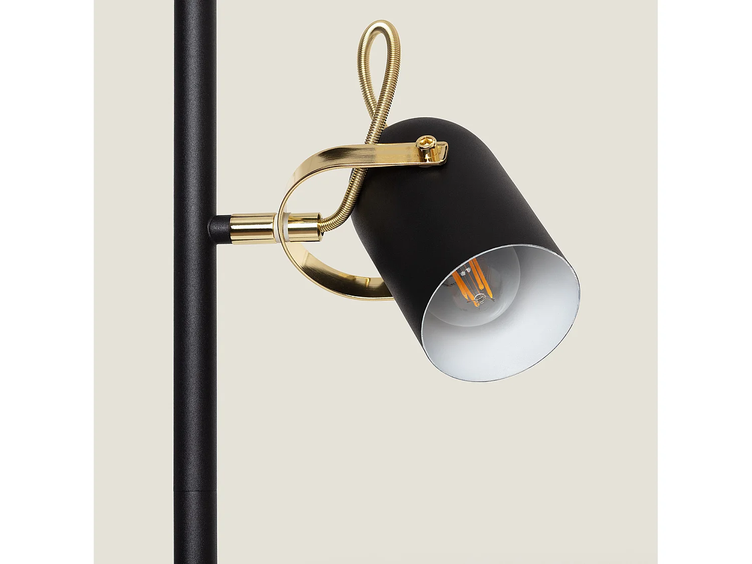 Lampadaire Cano 3 Spots  Noir