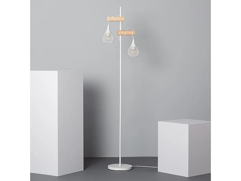 Lampadaire Monah Blanc