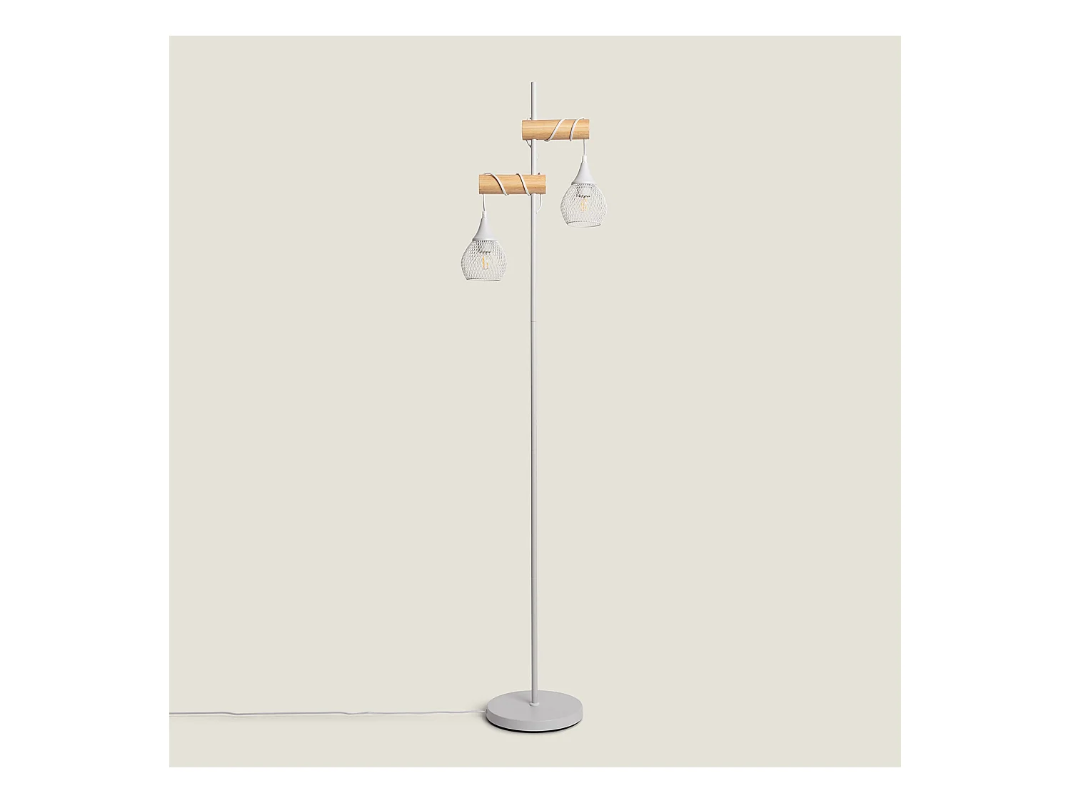 Lámpara de Pie Monah WiFi con Regulador Blanco