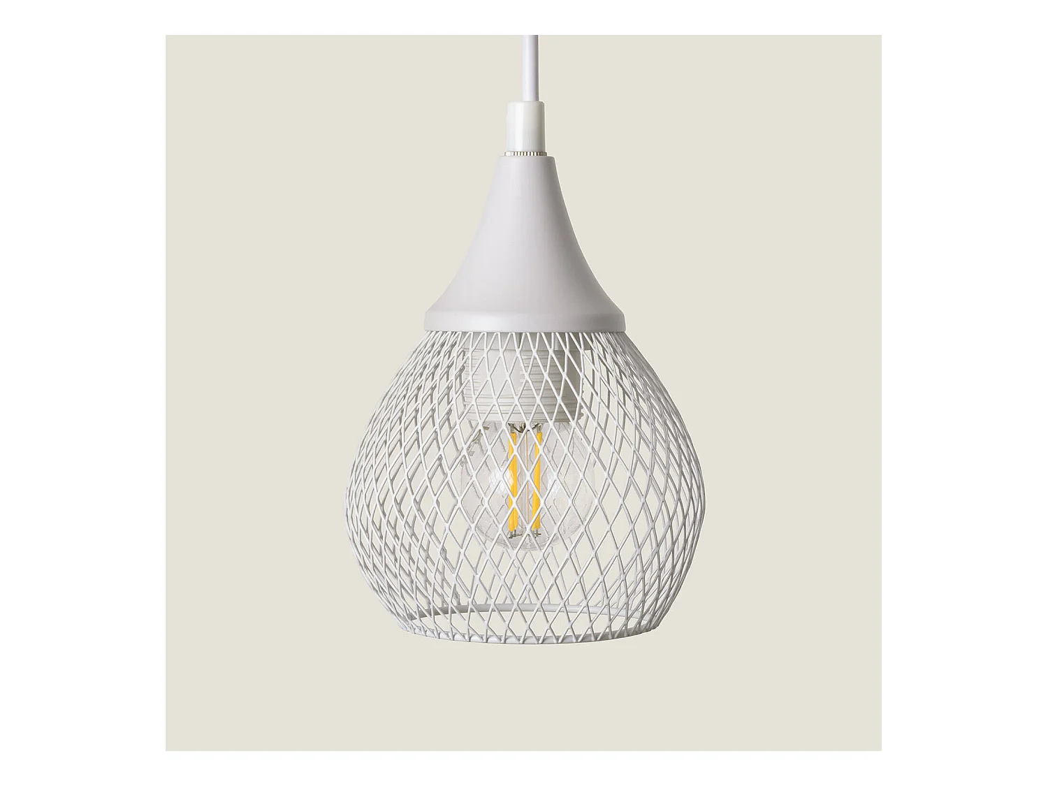 Lámpara de Pie Monah WiFi con Regulador Blanco