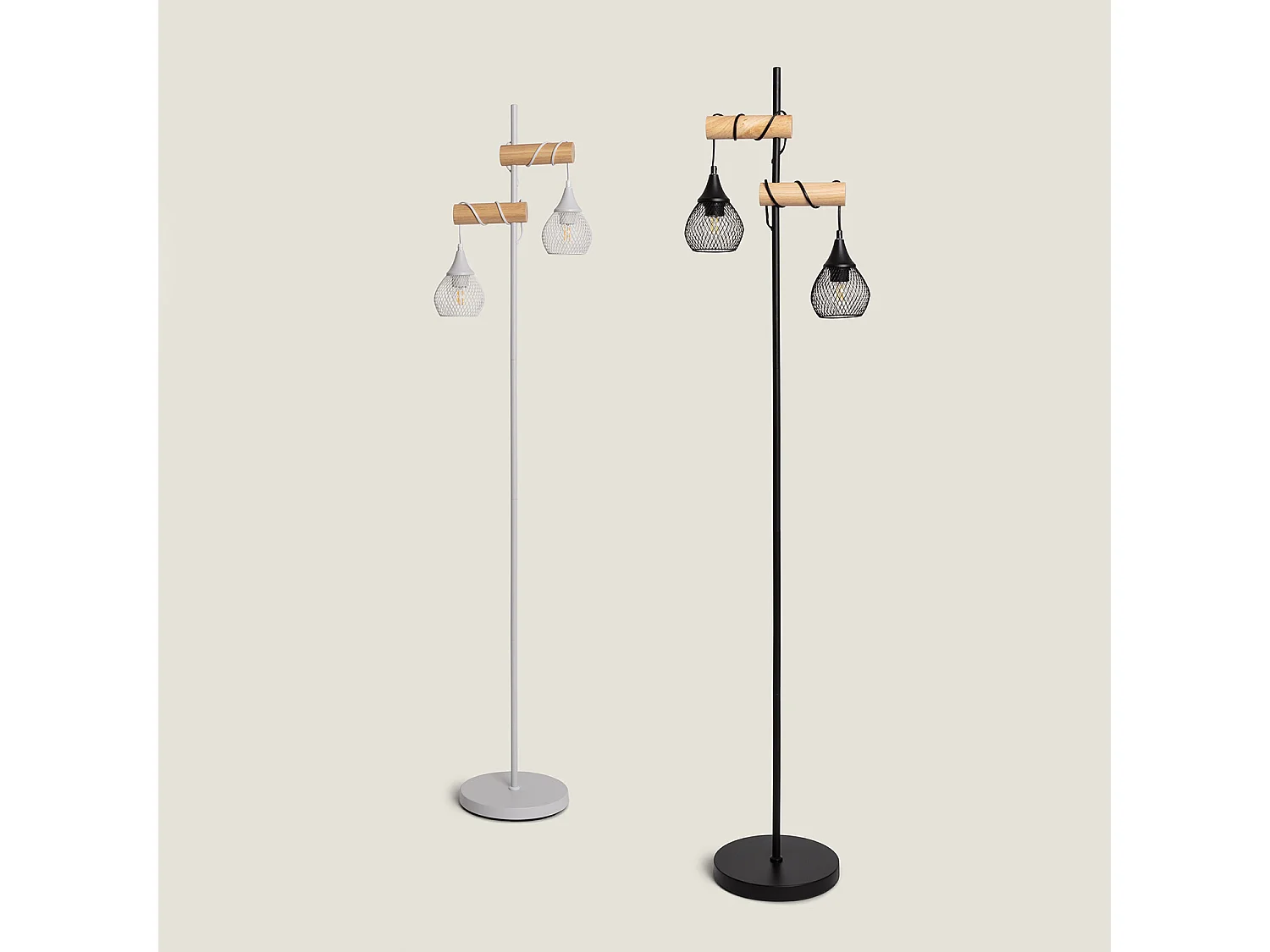 Lampadaire Monah WiFi avec Variateur Blanc