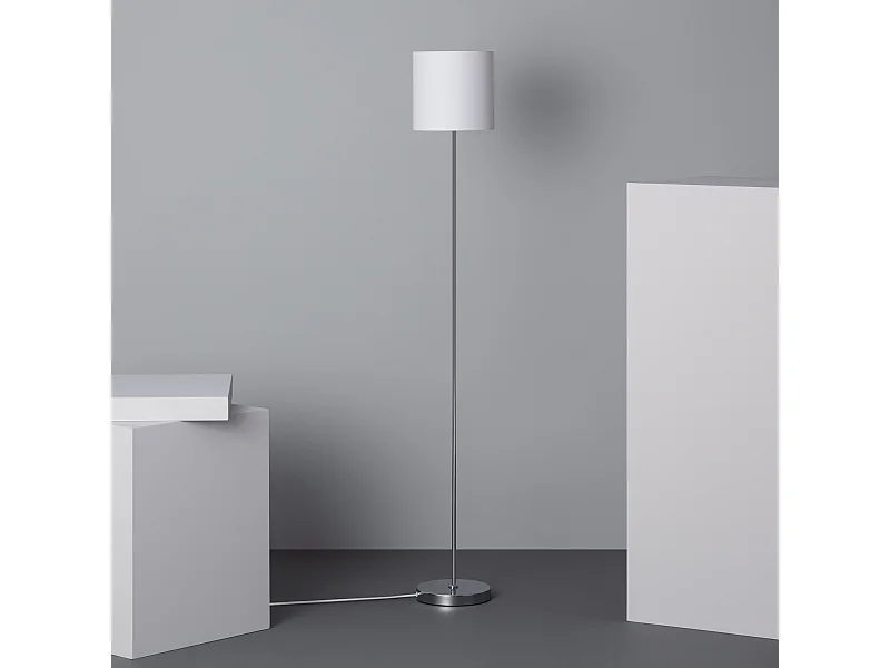 Lampadaire Métal Pangiri WiFi avec Variateur Blanc