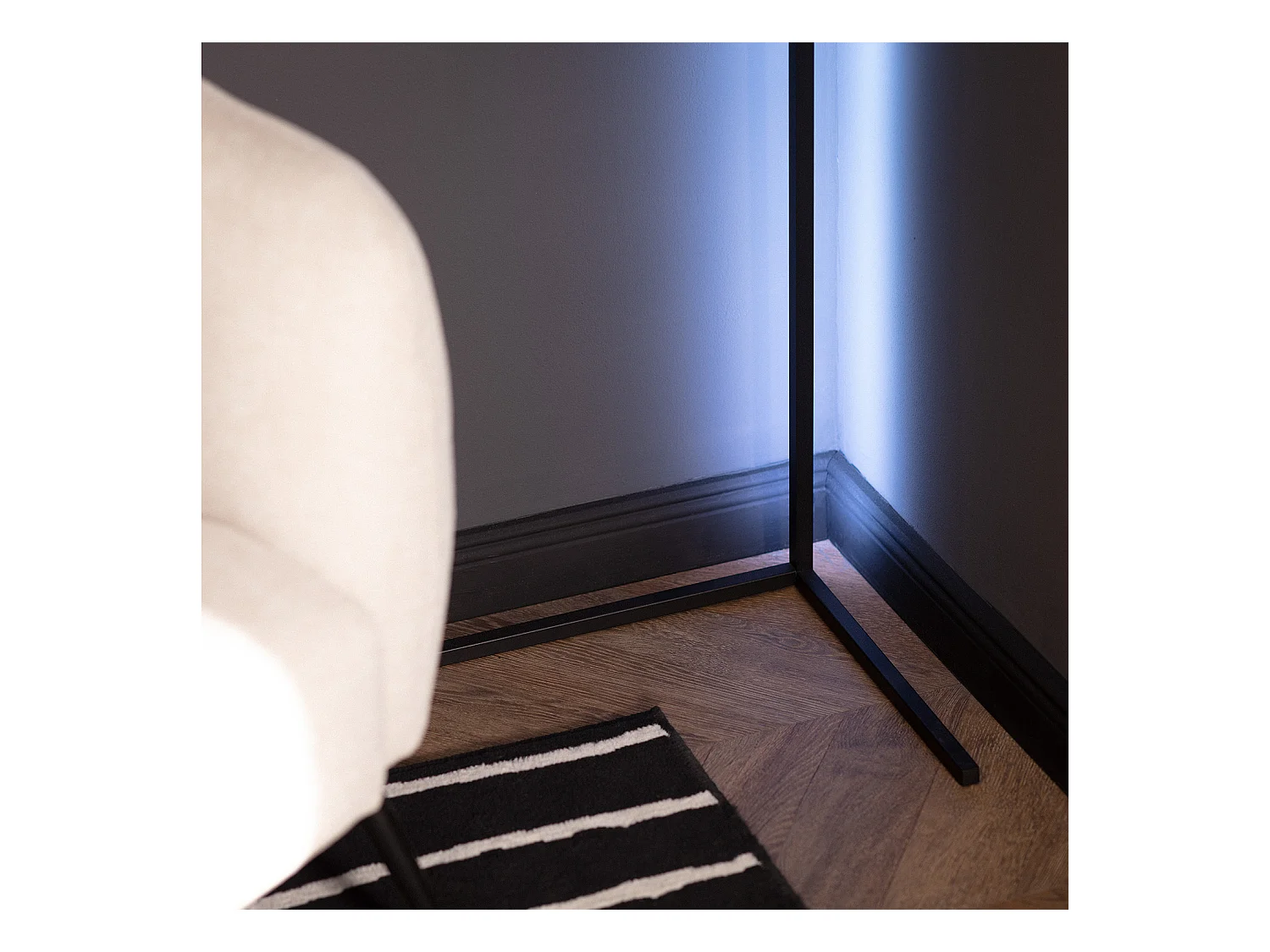 Lampada da Terra LED RGBWW Luxy 20W Nero