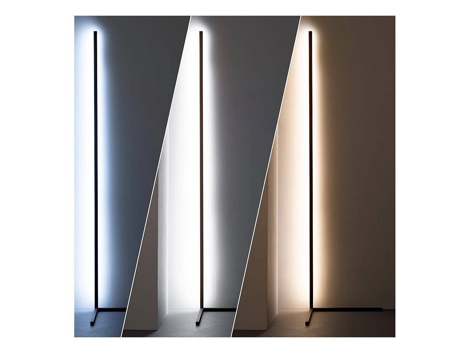 Lampada da Terra LED RGBWW Luxy 20W Nero