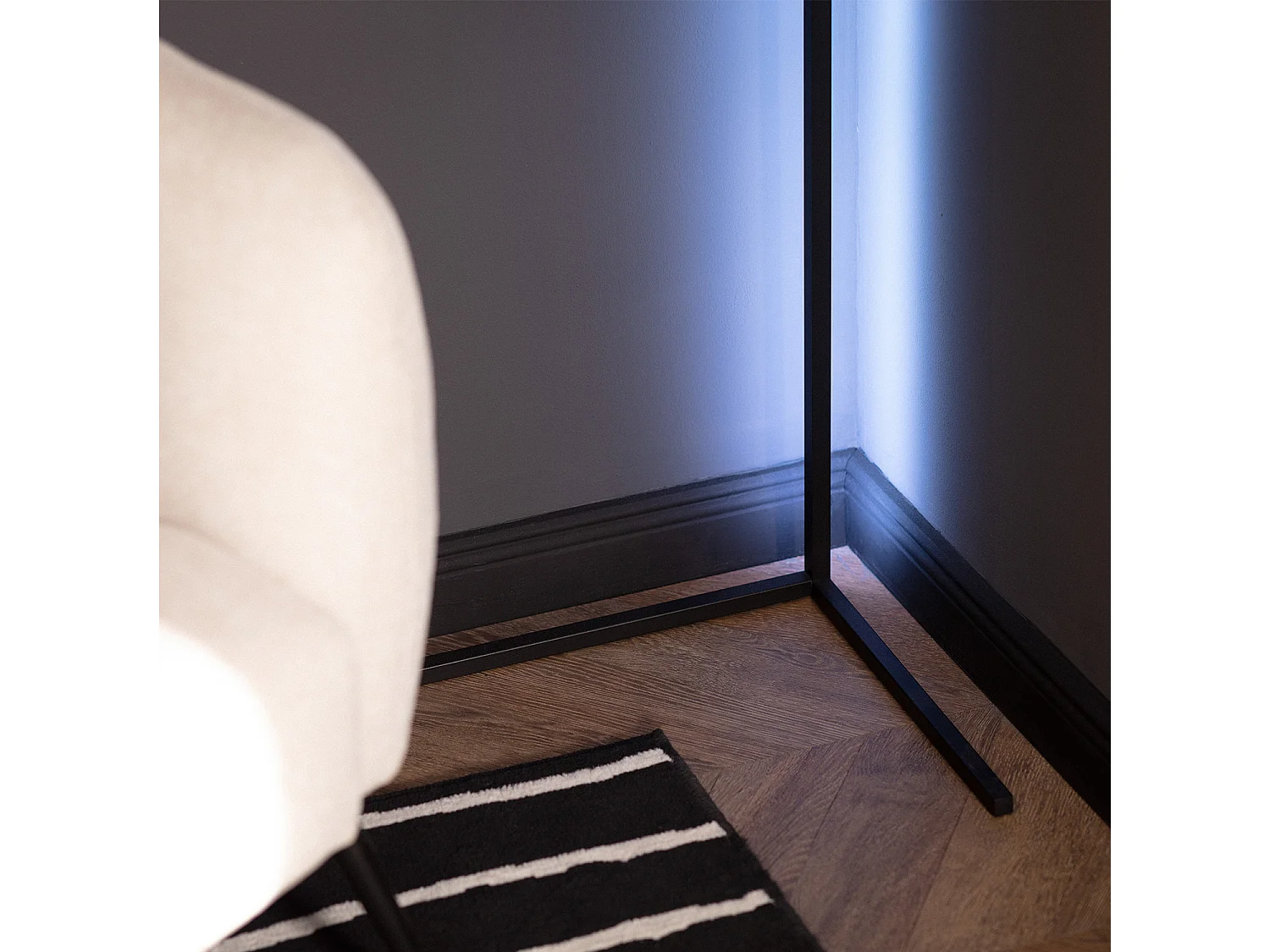 Lampada da Terra LED RGB+CCT Luxy 20W Nero