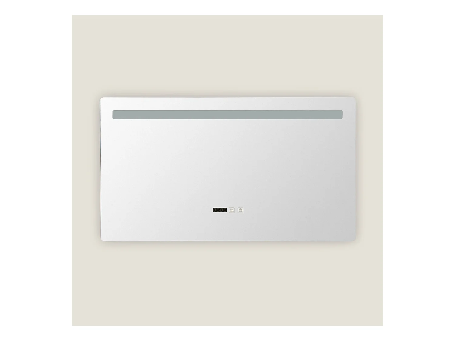 Specchio da Bagno con Luce LED e Antiappannamento 40x70 cm Benagil Selezionabile (Caldo-Naturale-Freddo)