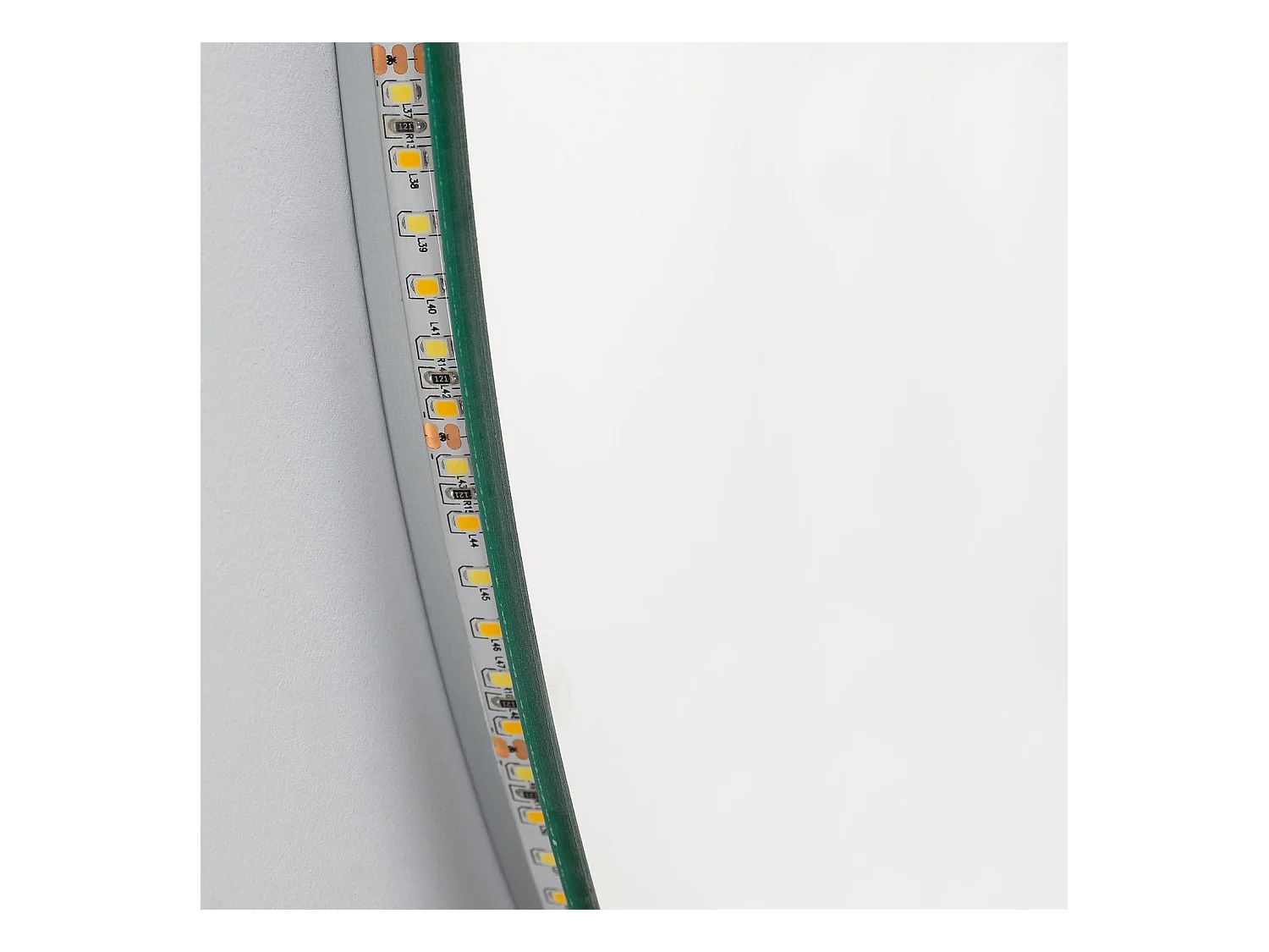 Specchio da Bagno con Luce LED e Antiappannamento Ø45 cm Volpe Selezionabile (Caldo-Naturale-Freddo)