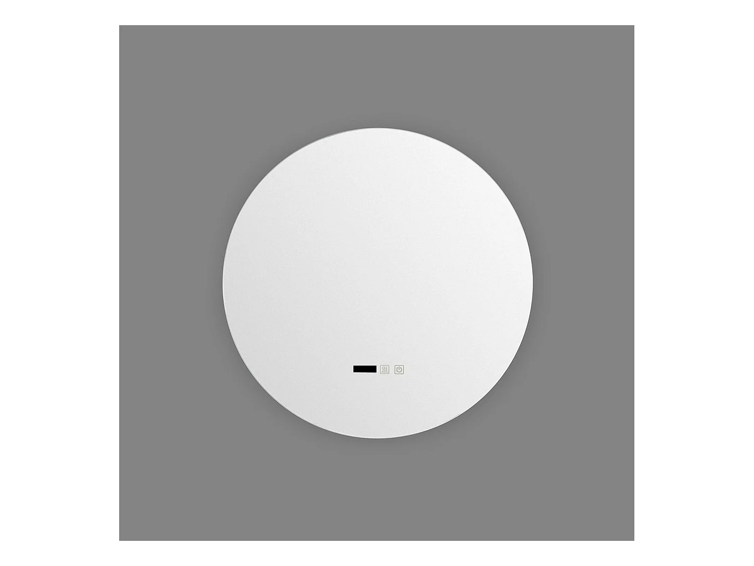 Specchio da Bagno con Luce LED e Antiappannamento Ø45 cm Volpe Selezionabile (Caldo-Naturale-Freddo)