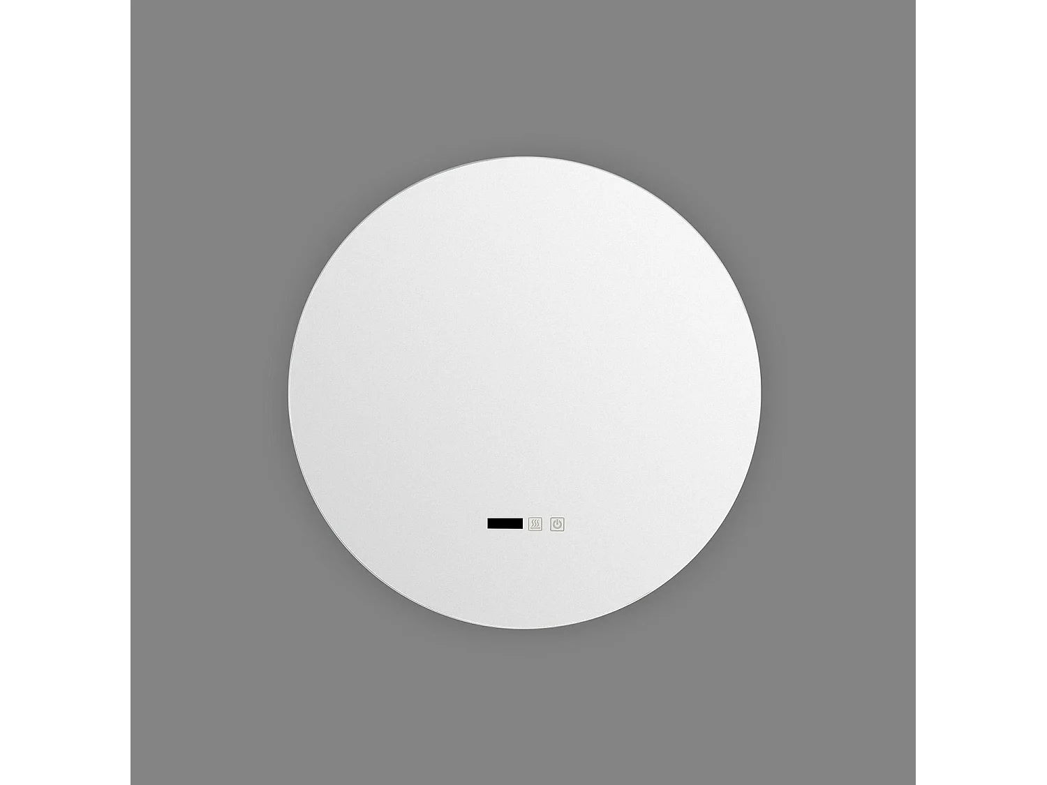 Miroir Salle de Bain avec Éclairage LED Anti-buée Volpe Ø45cm Sélectionnable (chaud-neutre-froid)