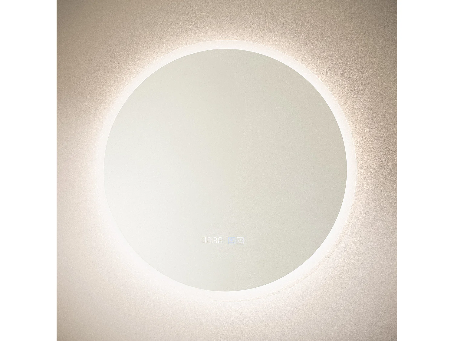 Espejo Baño con Luz LED y Antivaho Ø60 cm Palolem Seleccionable (Cálido-Neutro-Frío)