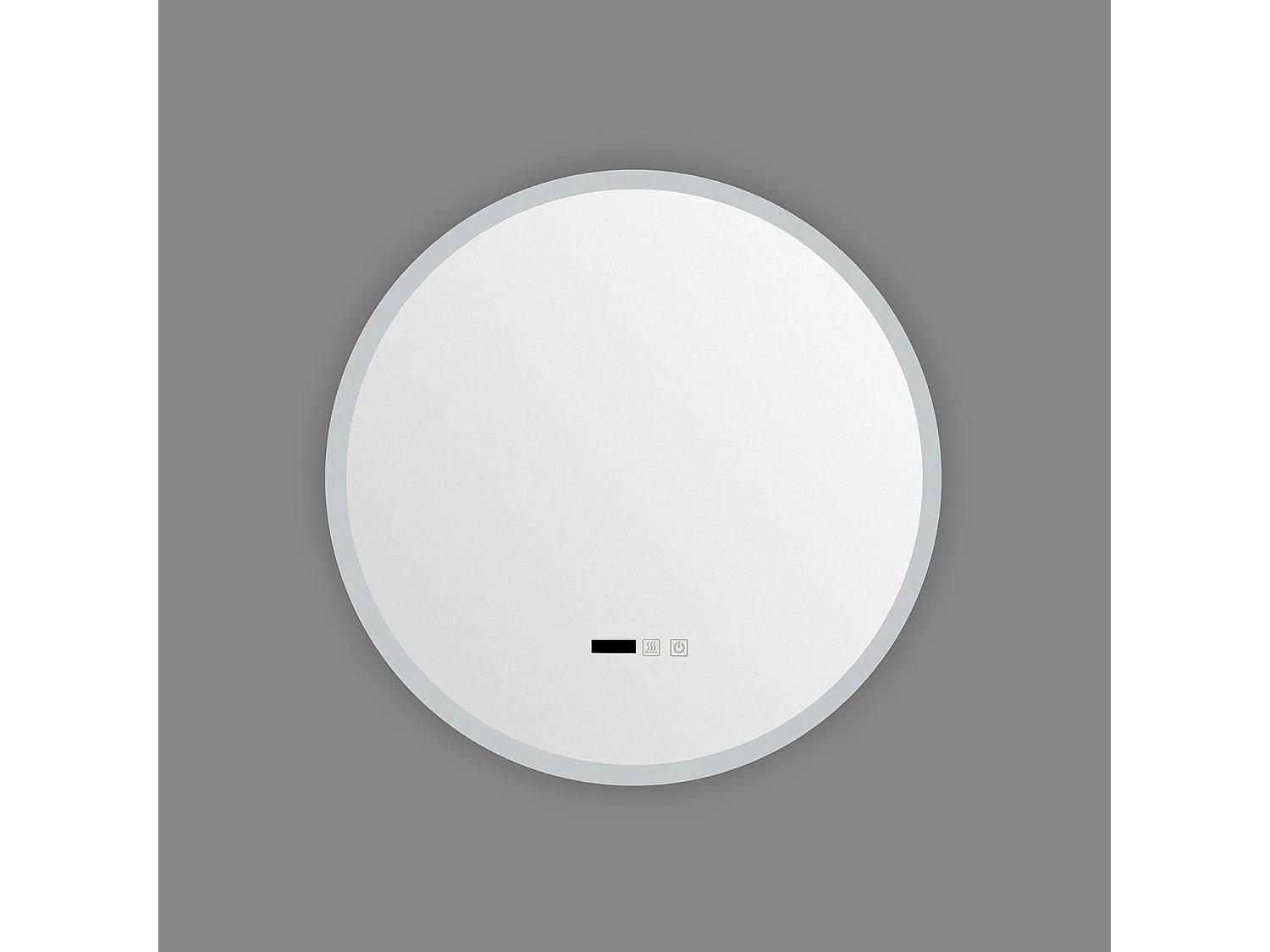 Espejo Baño con Luz LED y Antivaho Ø60 cm Palolem Seleccionable (Cálido-Neutro-Frío)