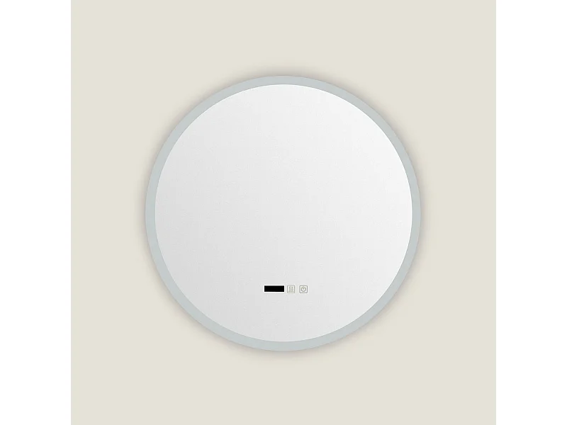 Miroir Salle de Bain avec Éclairage LED Anti-buée Palolem Ø60cm Sélectionnable (chaud-neutre-froid)