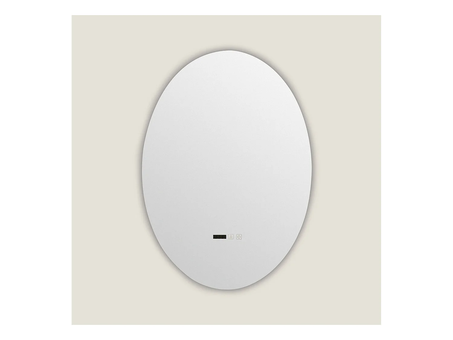 Espejo Baño con Luz LED y Antivaho 70x50 cm Catedrais Seleccionable (Cálido-Neutro-Frío)