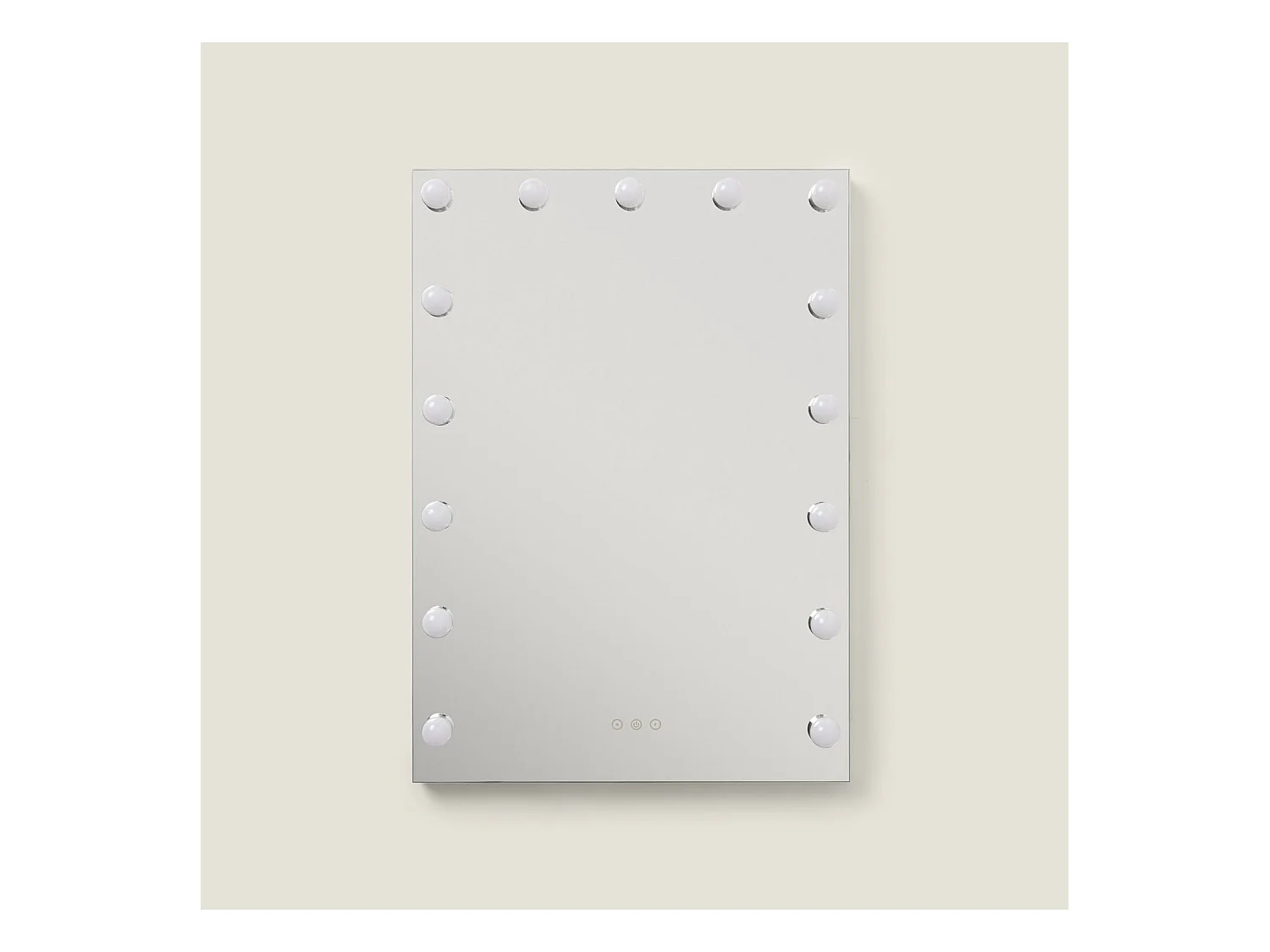 Miroir Salle de Bain avec Éclairage LED Essauira 70x50cm Sélectionnable (chaud-neutre-froid)