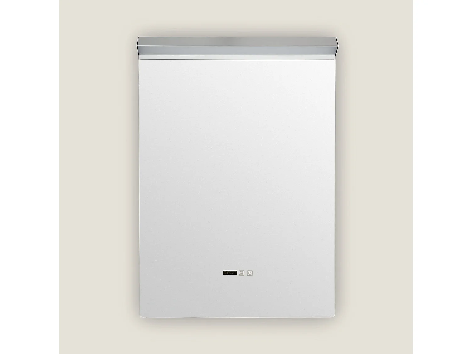 Specchio da Bagno con Luce LED e Antiappannamento 85x60 cm Jannada Selezionabile (Caldo-Naturale-Freddo)