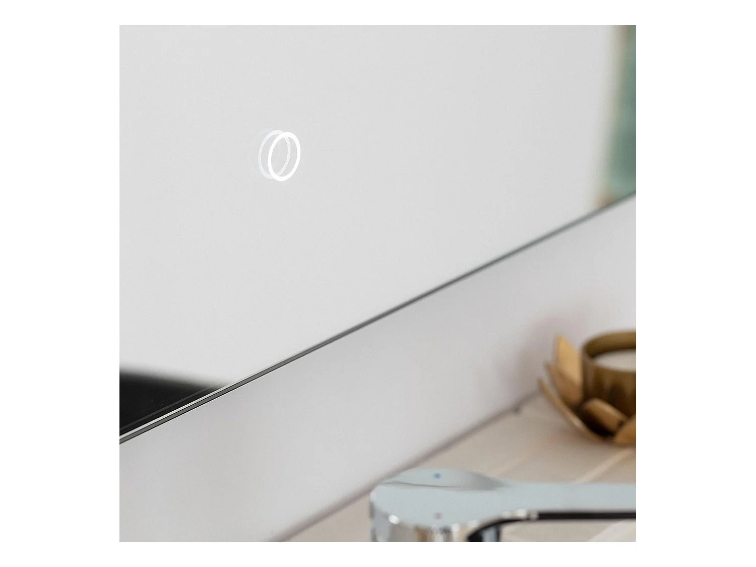 Espejo Baño con Luz LED 78x58 cm Medium Mason 6000K Blanco Frío