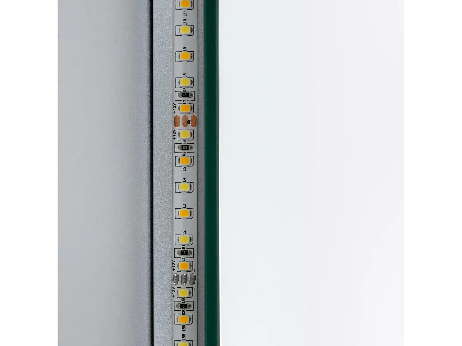 Miroir Salle de Bain avec Éclairage LED Anti-buée Grace 80x60 cm Sélectionnable (chaud-neutre-froid)