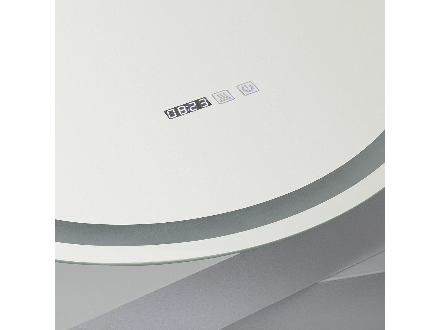 Miroir Salle de Bain avec Éclairage LED Stiniva Ø60cm Sélectionnable (chaud-neutre-froid)