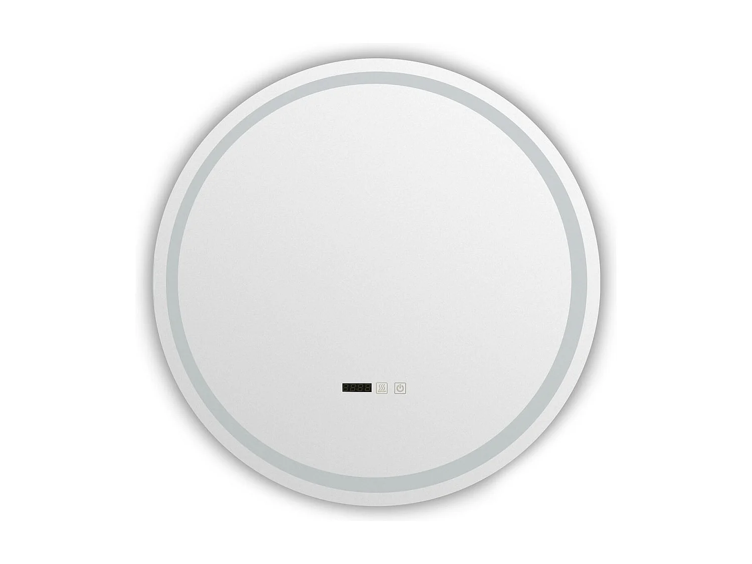 Miroir Salle de Bain avec Éclairage LED Stiniva Ø60cm Sélectionnable (chaud-neutre-froid)