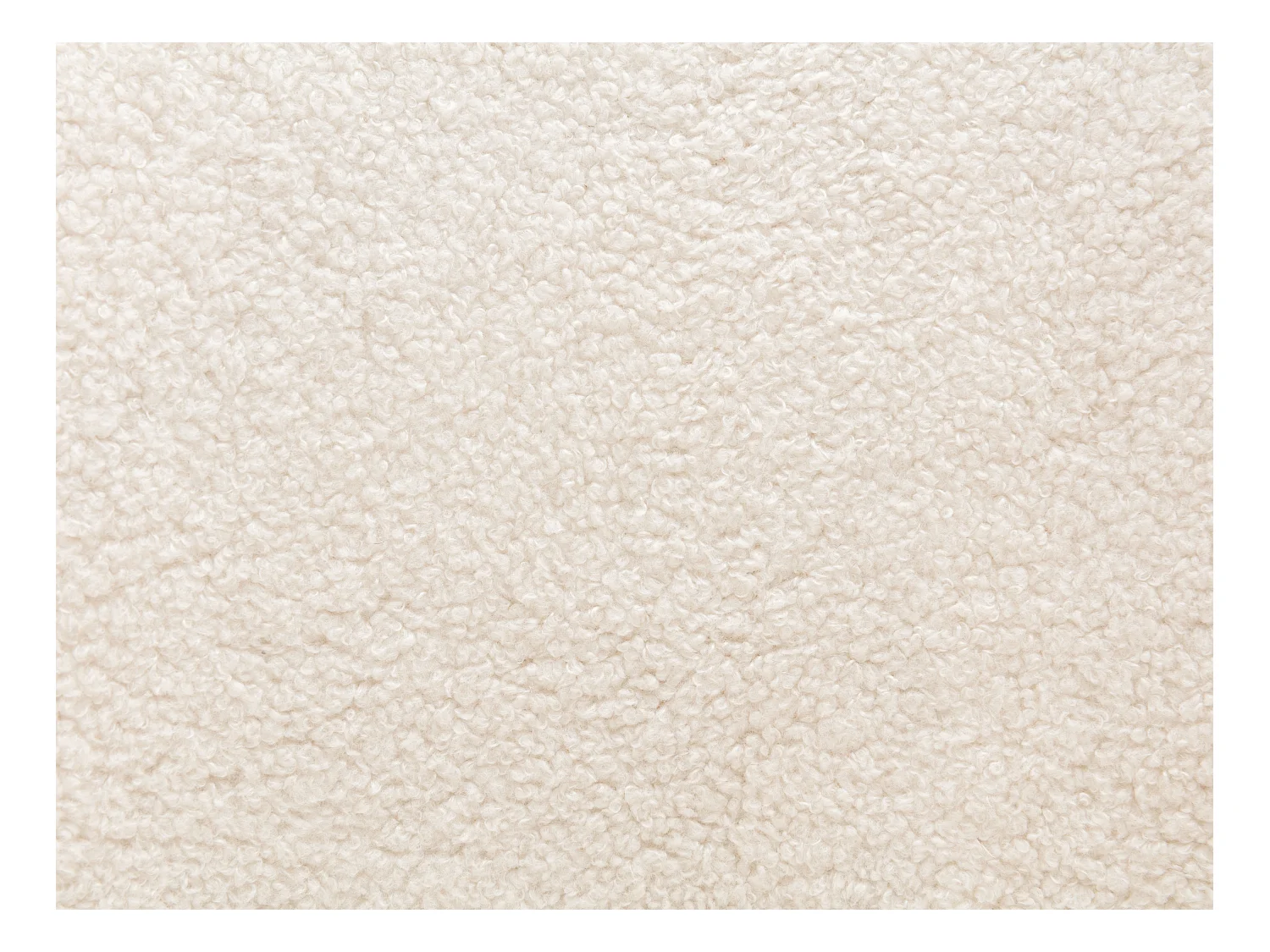 Stuhl mit Armlehnen - Bouclé-Stoff & Metall - Weiß & Goldfarben - JOSETHE  von Pascal MORABITO