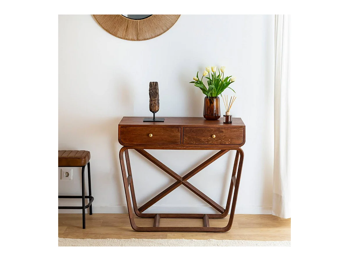 Console en bois de manguier Sam