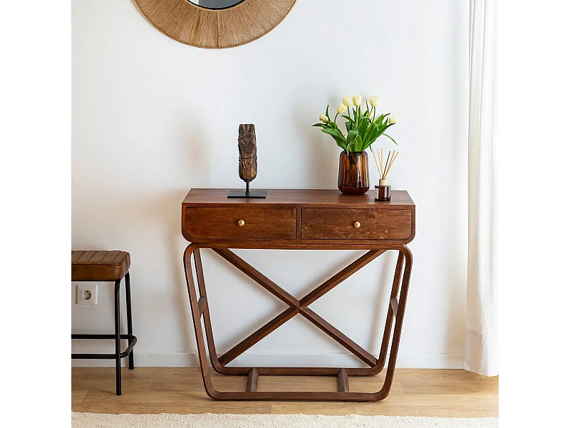 Console en bois de manguier Sam