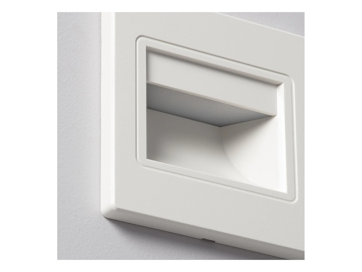 Segnapasso LED 1.5W a Incasso Parete Bianco Randy 3000K Bianco Caldo