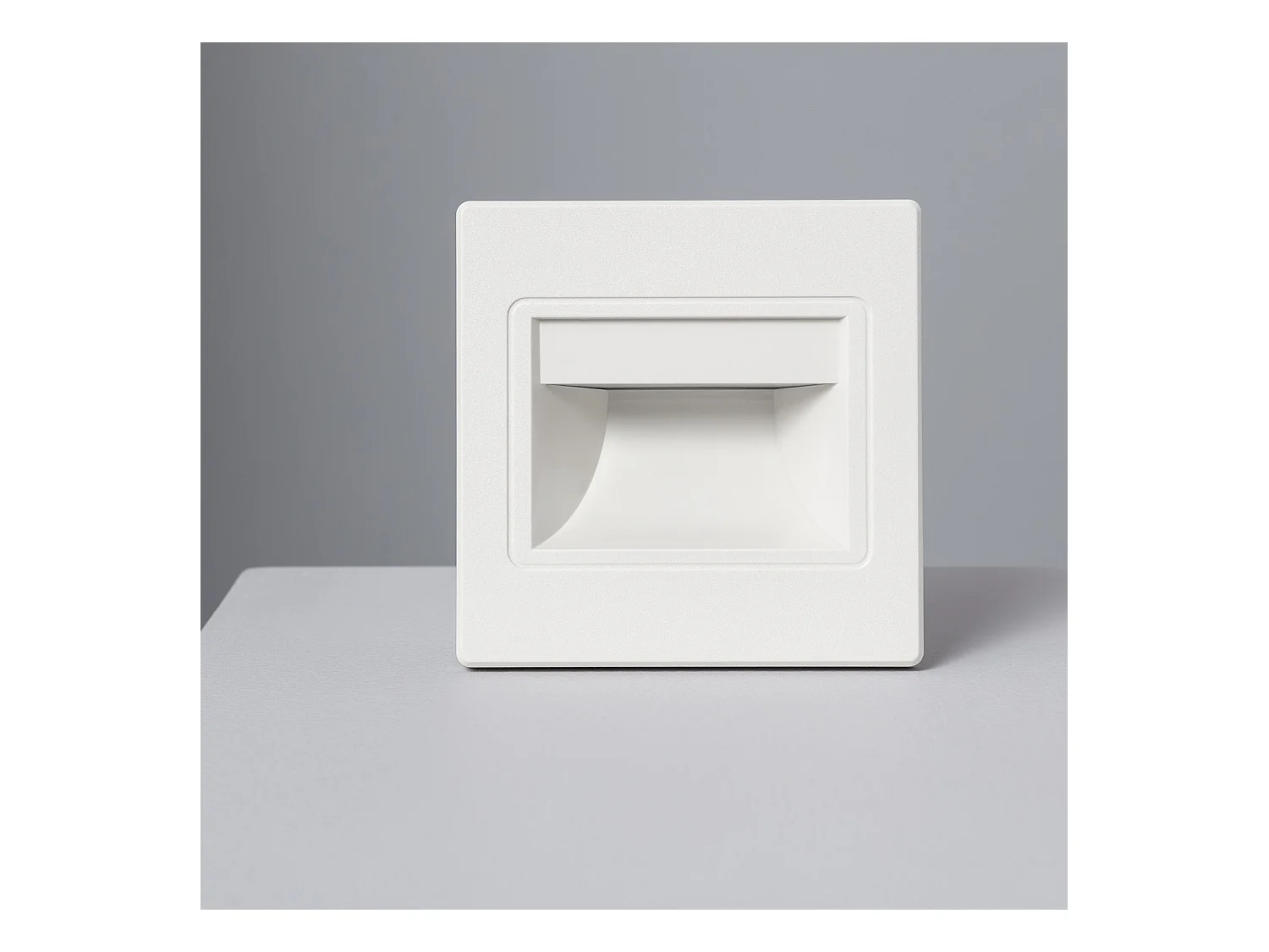 Segnapasso LED 1.5W a Incasso Parete Bianco Randy 3000K Bianco Caldo