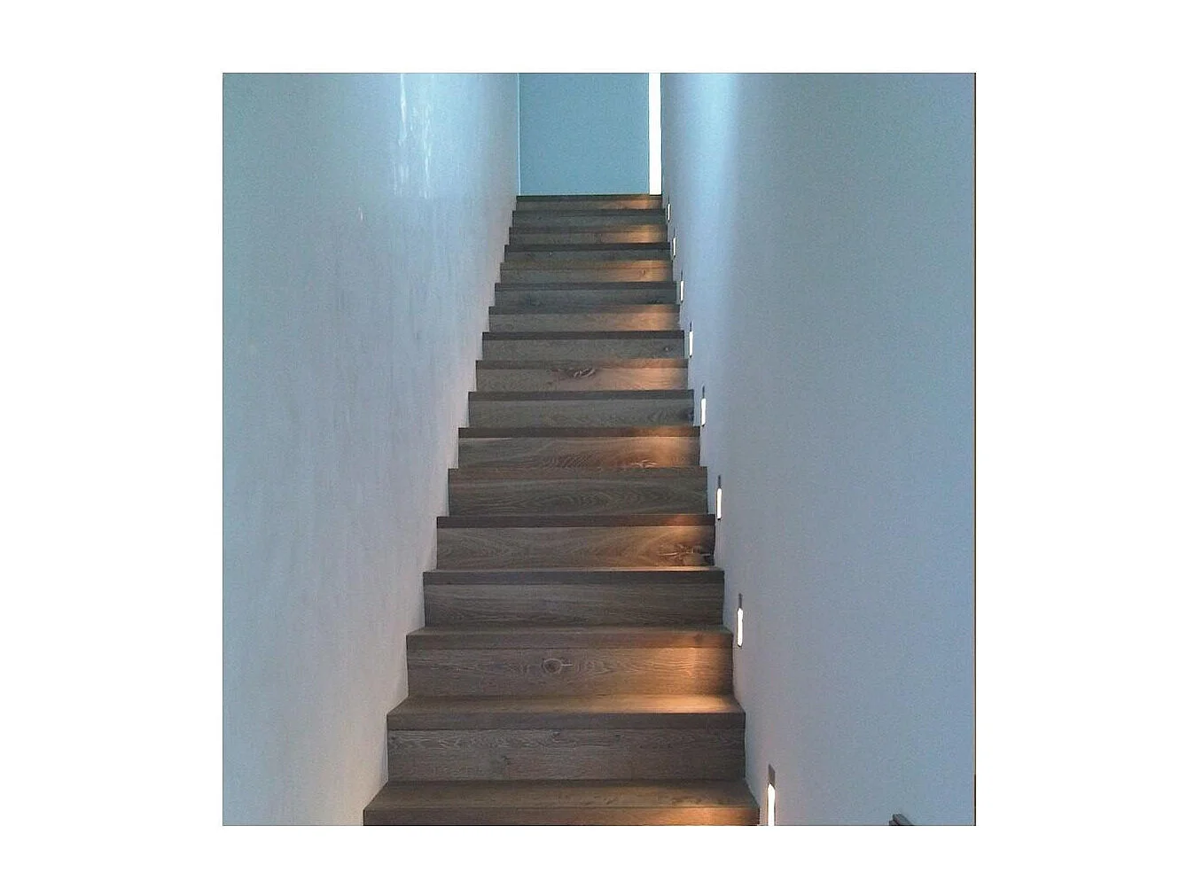 Balise Murale LED Encastrable 1.5W Larry Finition Acier  3000K Blanc chaud