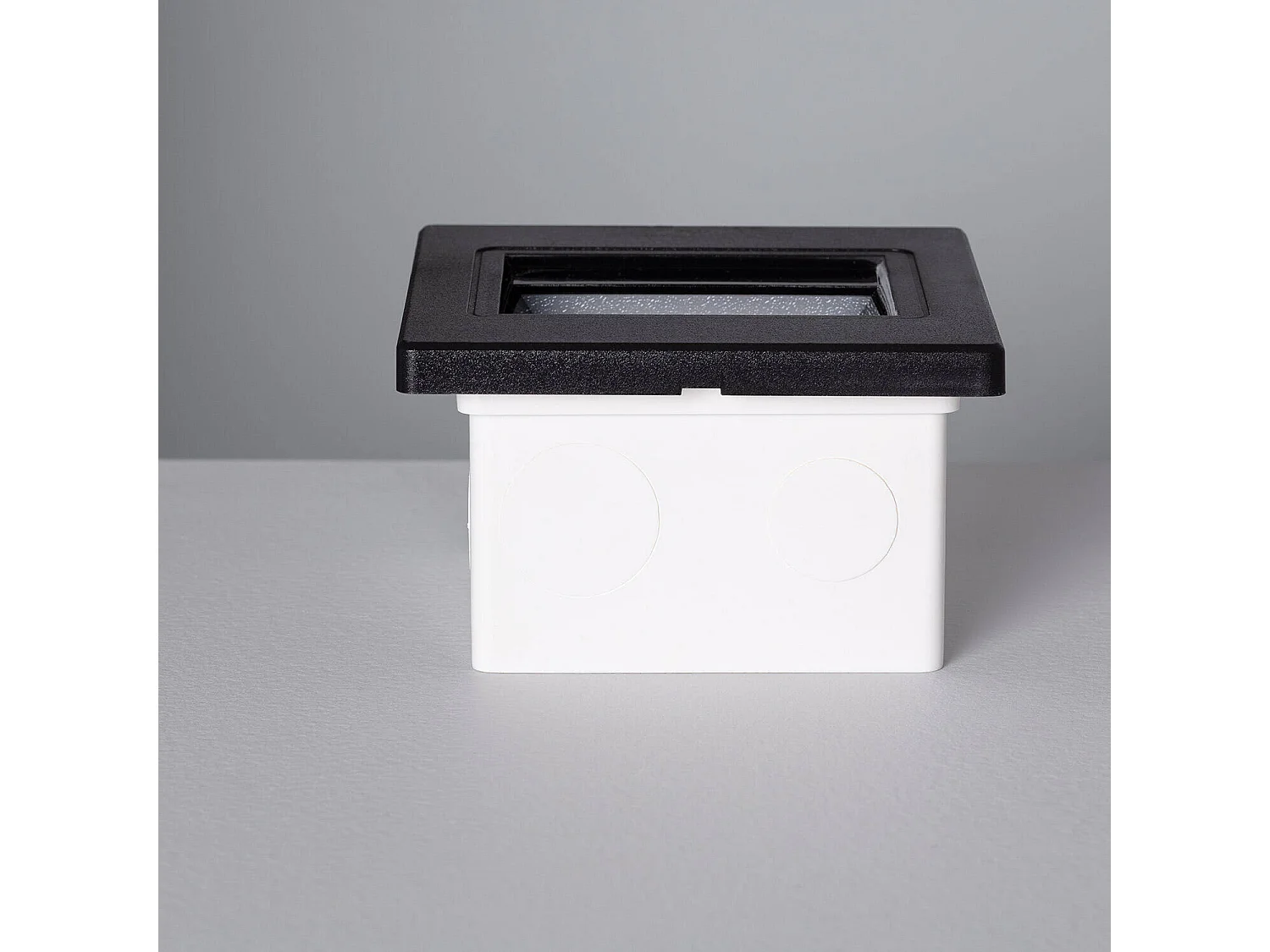 Balise LED 1.5W Encastrable au Mur Randy Noire 3000K Blanc chaud