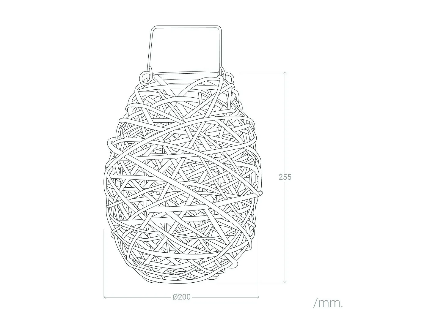 Lampe à Poser LED Extérieure Solaire Rotin Baihar  Naturel