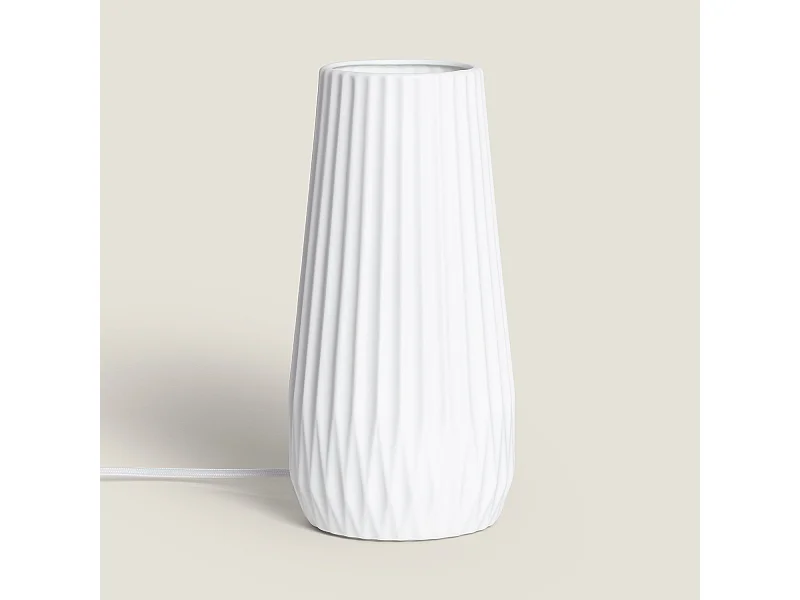 Lampe à Poser CéramiqueTeide Blanc