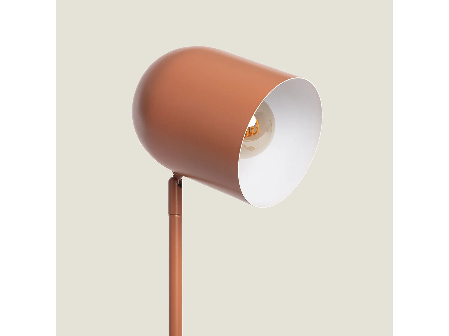 Lampe à Poser Métal Kidonge  Brun